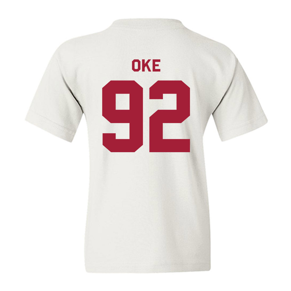 Arkansas - NCAA Football : David Oke - Classic Shersey Youth T-Shirt-1