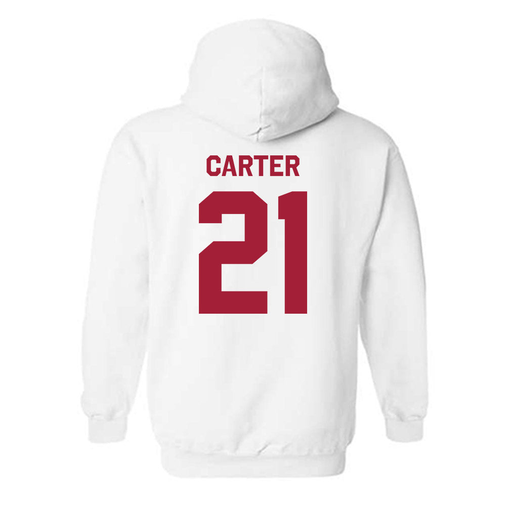 Arkansas - NCAA Softball : Ava Carter - Classic Shersey Hooded Sweatshirt-1
