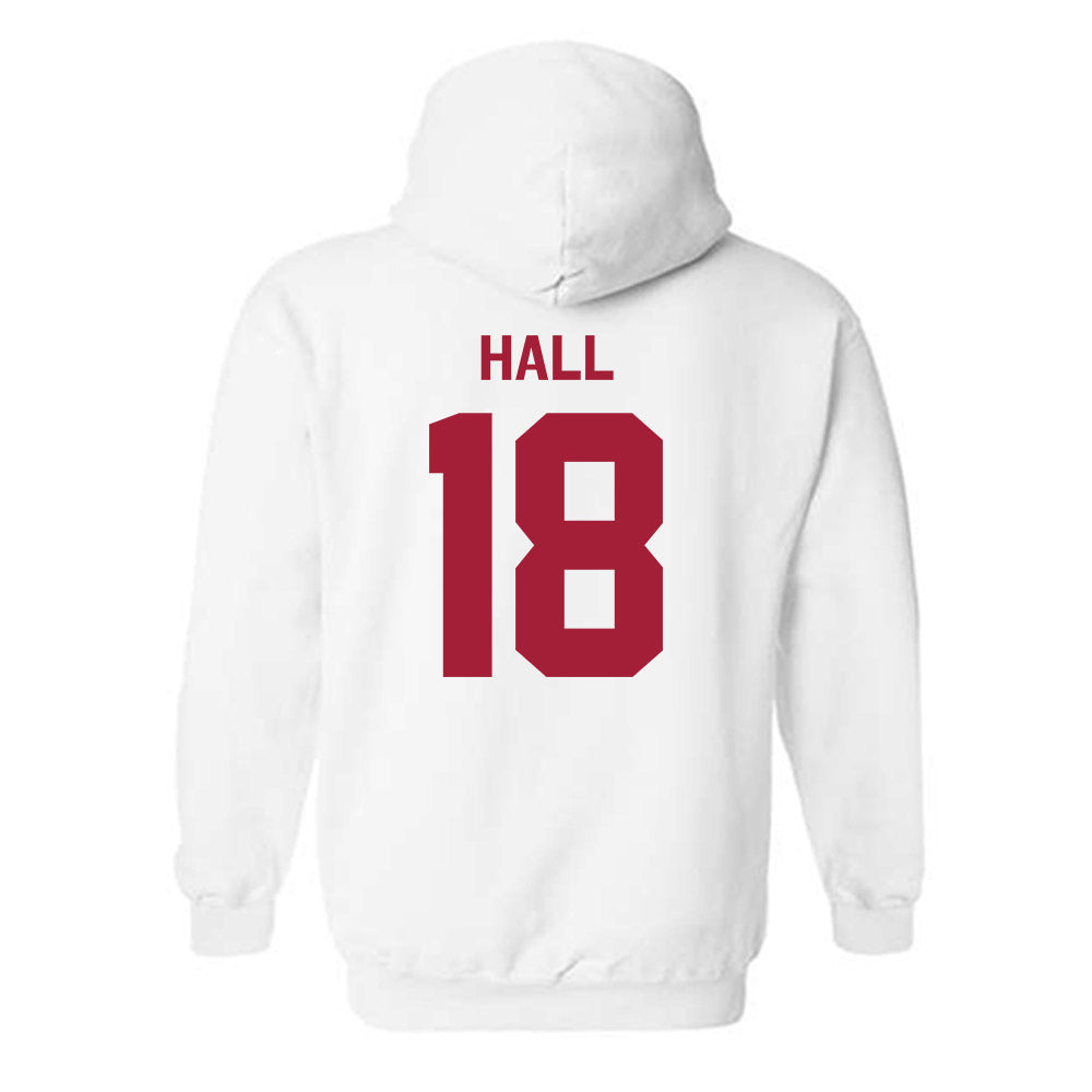 Arkansas - NCAA Football : Jude Hall - Classic Shersey Hooded Sweatshirt-1