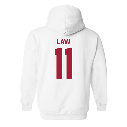 Arkansas - NCAA Women's Volleyball : Elsie Law - Classic Shersey Hooded Sweatshirt-1
