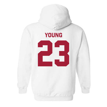 Arkansas - NCAA Football : Kevin Young - Classic Shersey Hooded Sweatshirt-1