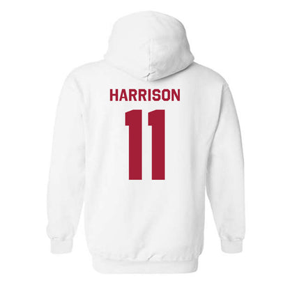 Arkansas - NCAA Football : Monte Harrison - Classic Shersey Hooded Sweatshirt-1