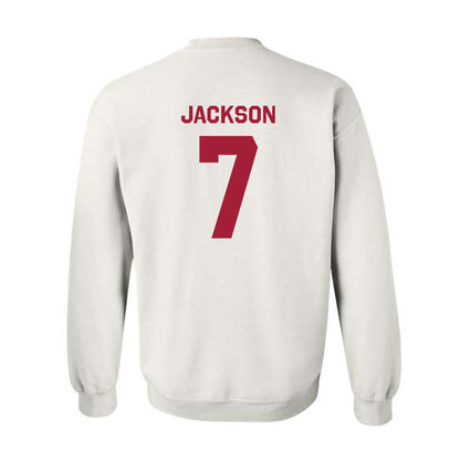 Arkansas - NCAA Football : KJ Jackson - Classic Shersey Crewneck Sweatshirt-1
