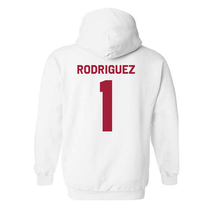 Arkansas - NCAA Women's Basketball : Maria Rodriguez - Classic Shersey Hooded Sweatshirt-1