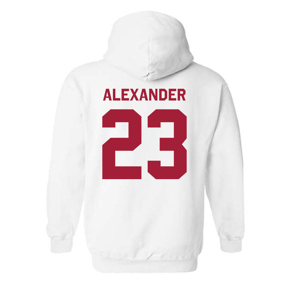 Arkansas - NCAA Women's Volleyball : Aleki Alexander - Classic Shersey Hooded Sweatshirt-1