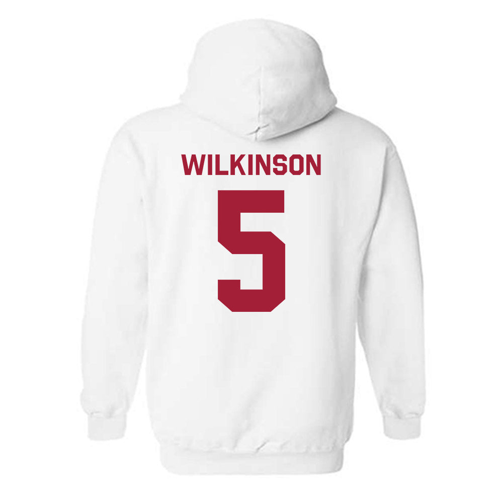 Arkansas - NCAA Men's Basketball : Jeremiah Wilkinson - Classic Shersey Hooded Sweatshirt-1
