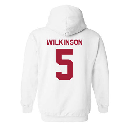 Arkansas - NCAA Men's Basketball : Jeremiah Wilkinson - Classic Shersey Hooded Sweatshirt-1