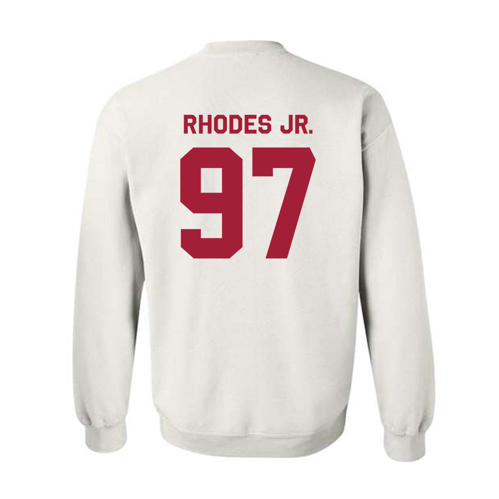Arkansas - NCAA Football : Quincy Rhodes Jr. - Classic Shersey Crewneck Sweatshirt-1