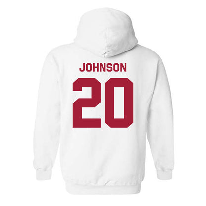 Arkansas - NCAA Football : Jahiem Johnson - Classic Shersey Hooded Sweatshirt-1
