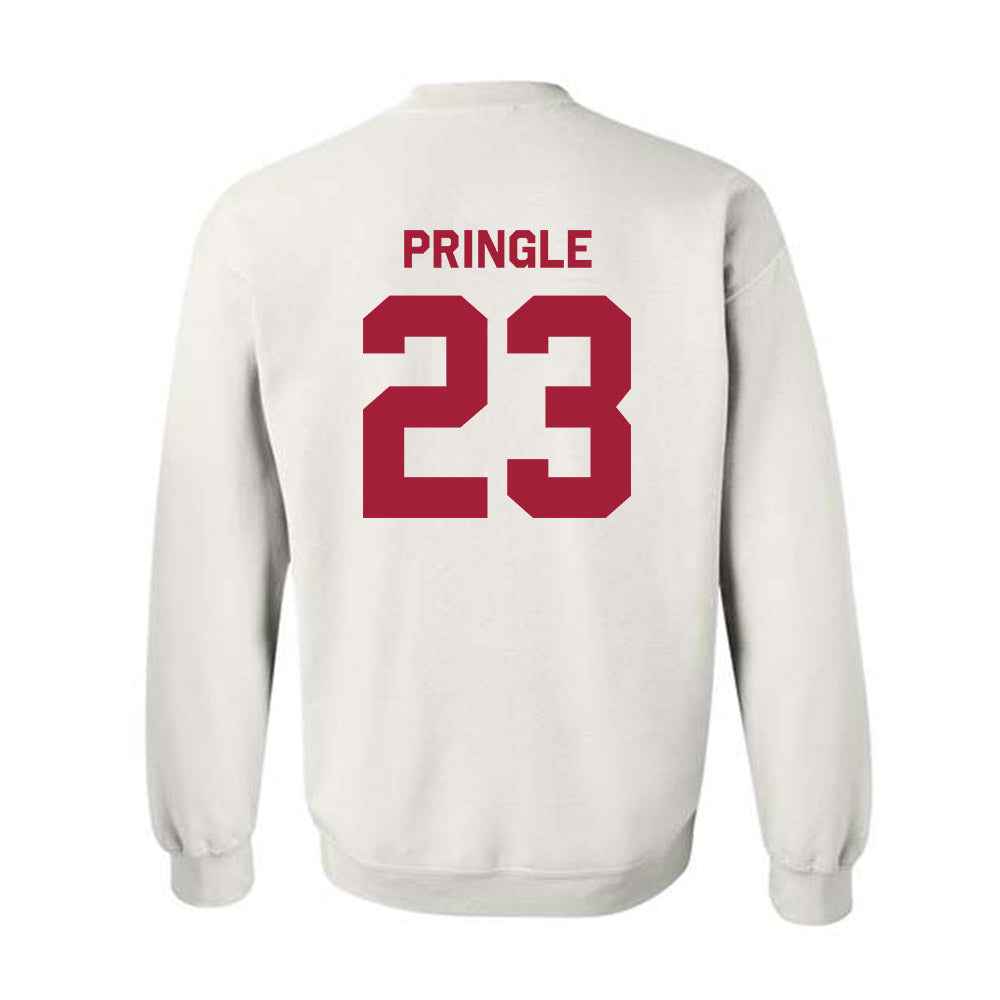 Arkansas - NCAA Men's Basketball : Nick Pringle - Classic Shersey Crewneck Sweatshirt-1