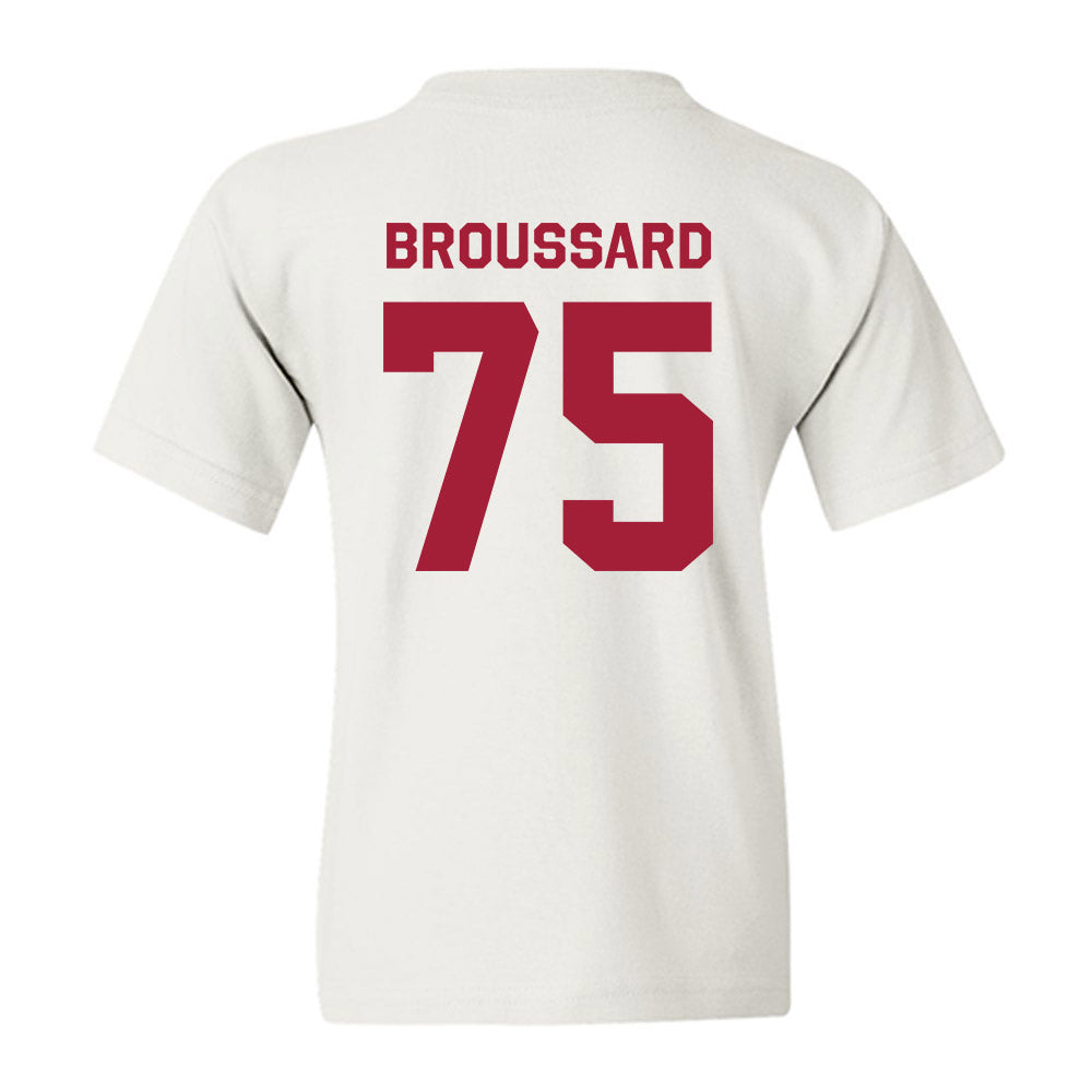 Arkansas - NCAA Football : Kavion Broussard - Classic Shersey Youth T-Shirt-1