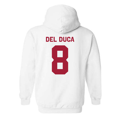 Arkansas - NCAA Softball : Kyler Del Duca - Classic Shersey Hooded Sweatshirt-1