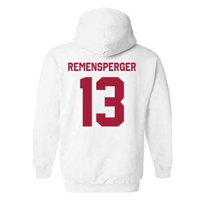 Arkansas - NCAA Women's Volleyball : Kiki Remensperger - Classic Shersey Hooded Sweatshirt-1