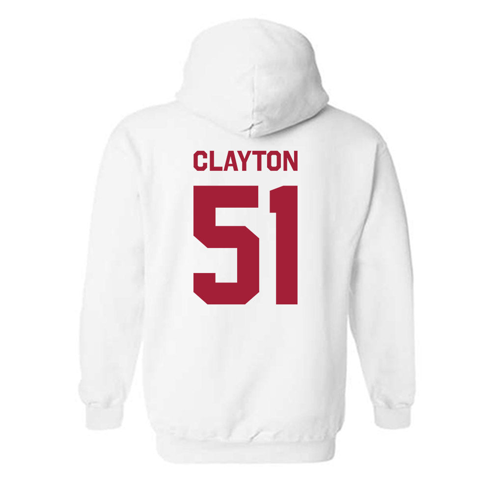 Arkansas - NCAA Football : Carey Clayton - Classic Shersey Hooded Sweatshirt-1