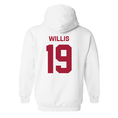 Arkansas - NCAA Baseball : Carson Willis - Classic Shersey Hooded Sweatshirt-1