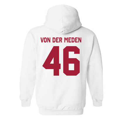 Arkansas - NCAA Football : Charlie von der Meden - Classic Shersey Hooded Sweatshirt-1