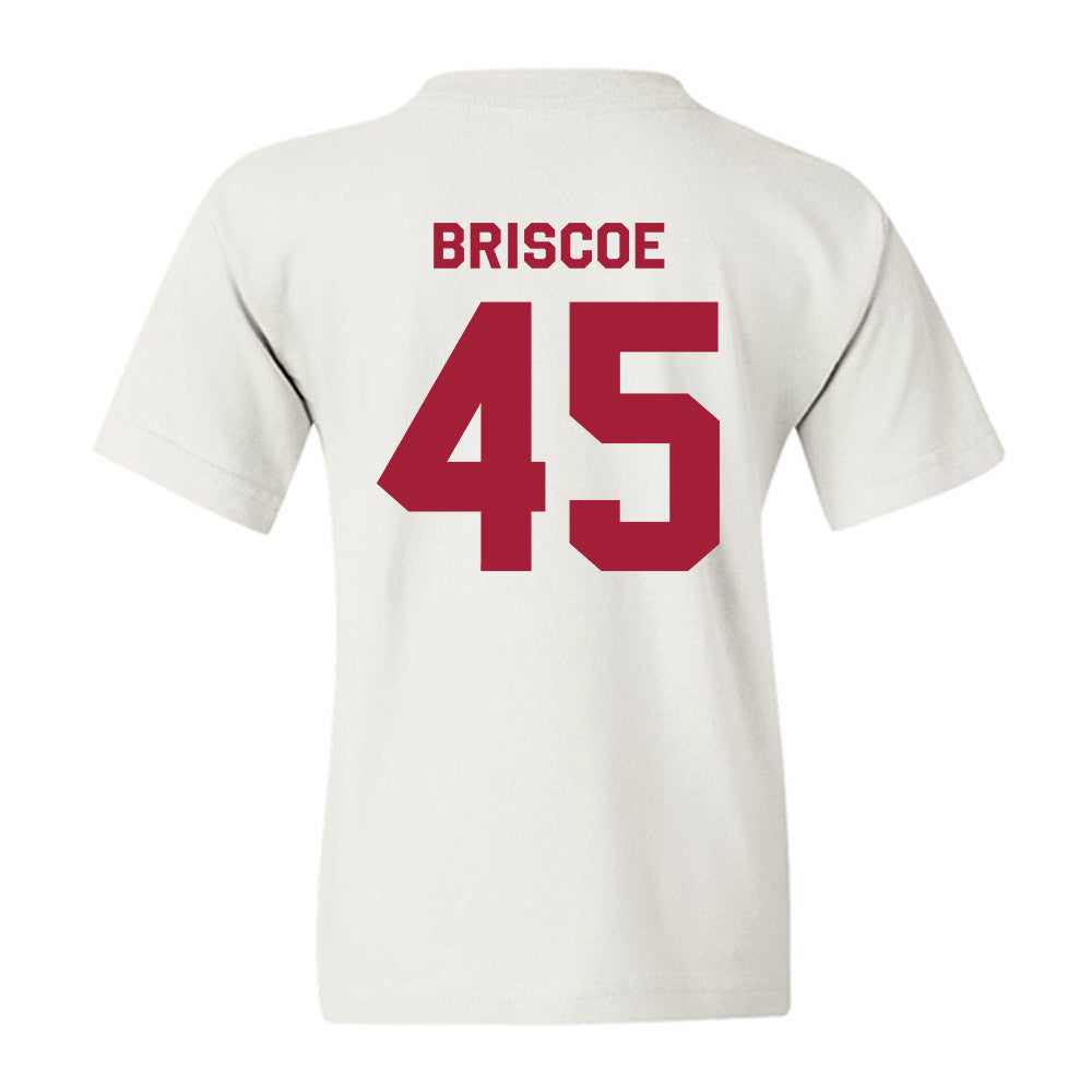Arkansas - NCAA Baseball : Tye Briscoe - Classic Shersey Youth T-Shirt-1