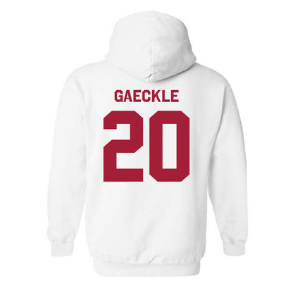 Arkansas - NCAA Baseball : Gabe Gaeckle - Classic Shersey Hooded Sweatshirt-1