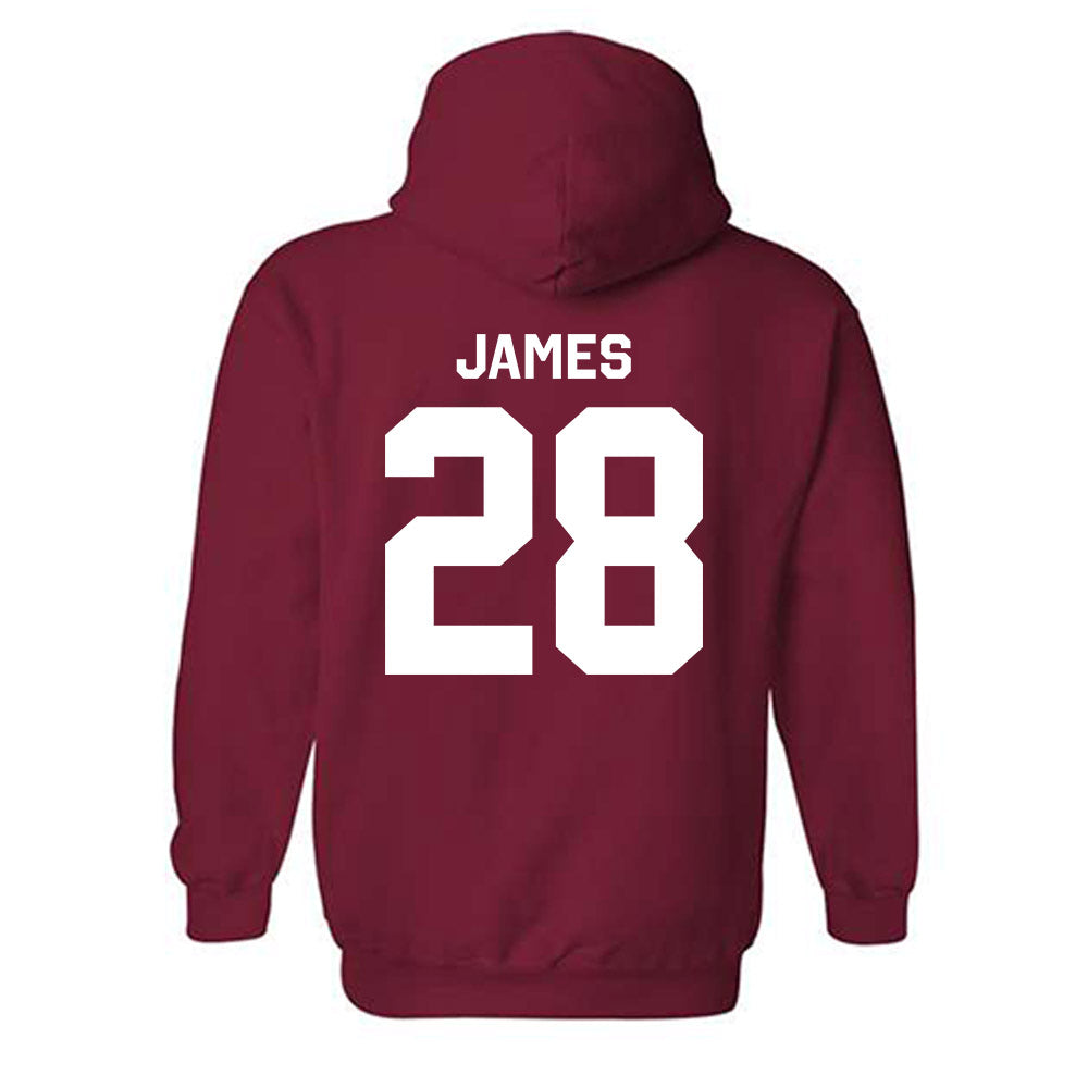 Oklahoma - NCAA Football : Marcus James - Classic Shersey Hooded Sweatshirt-1