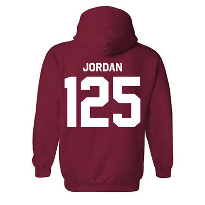 Oklahoma - NCAA Wrestling : Beric Jordan - Classic Shersey Hooded Sweatshirt-1