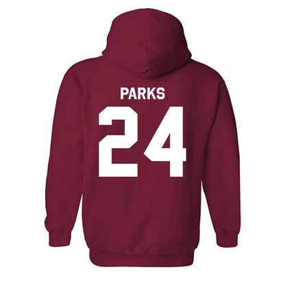 Oklahoma - NCAA Women's Basketball : Keeley Parks - Classic Shersey Hooded Sweatshirt-3