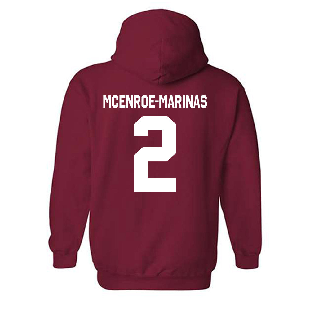 Oklahoma - NCAA Softball : Nelly McEnroe-Marinas - Classic Shersey Hooded Sweatshirt-1