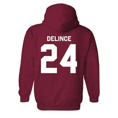 Oklahoma - NCAA Women's Volleyball : Halle Delince - Classic Shersey Hooded Sweatshirt-3