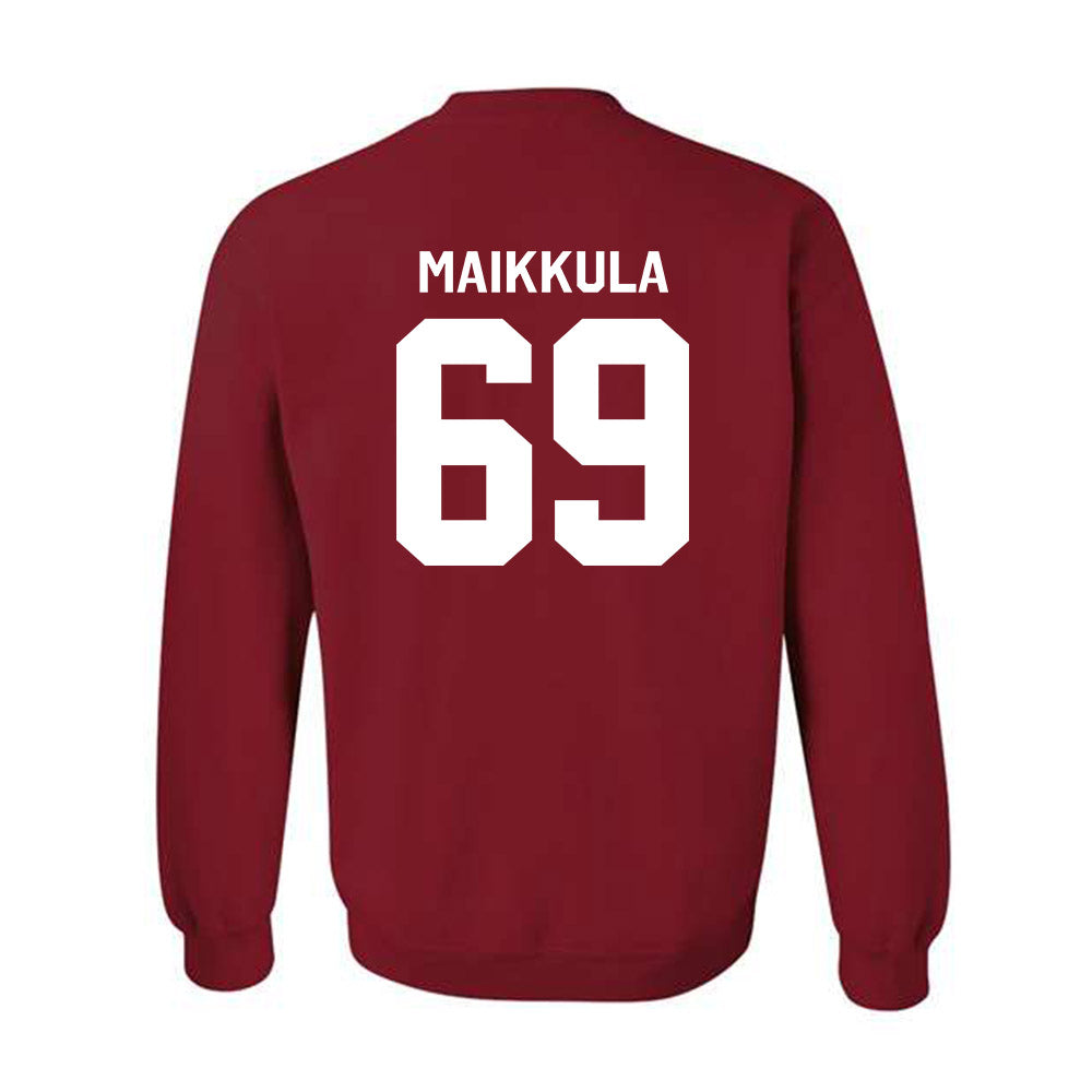Oklahoma - NCAA Football : Jake Maikkula - Classic Shersey Crewneck Sweatshirt-1