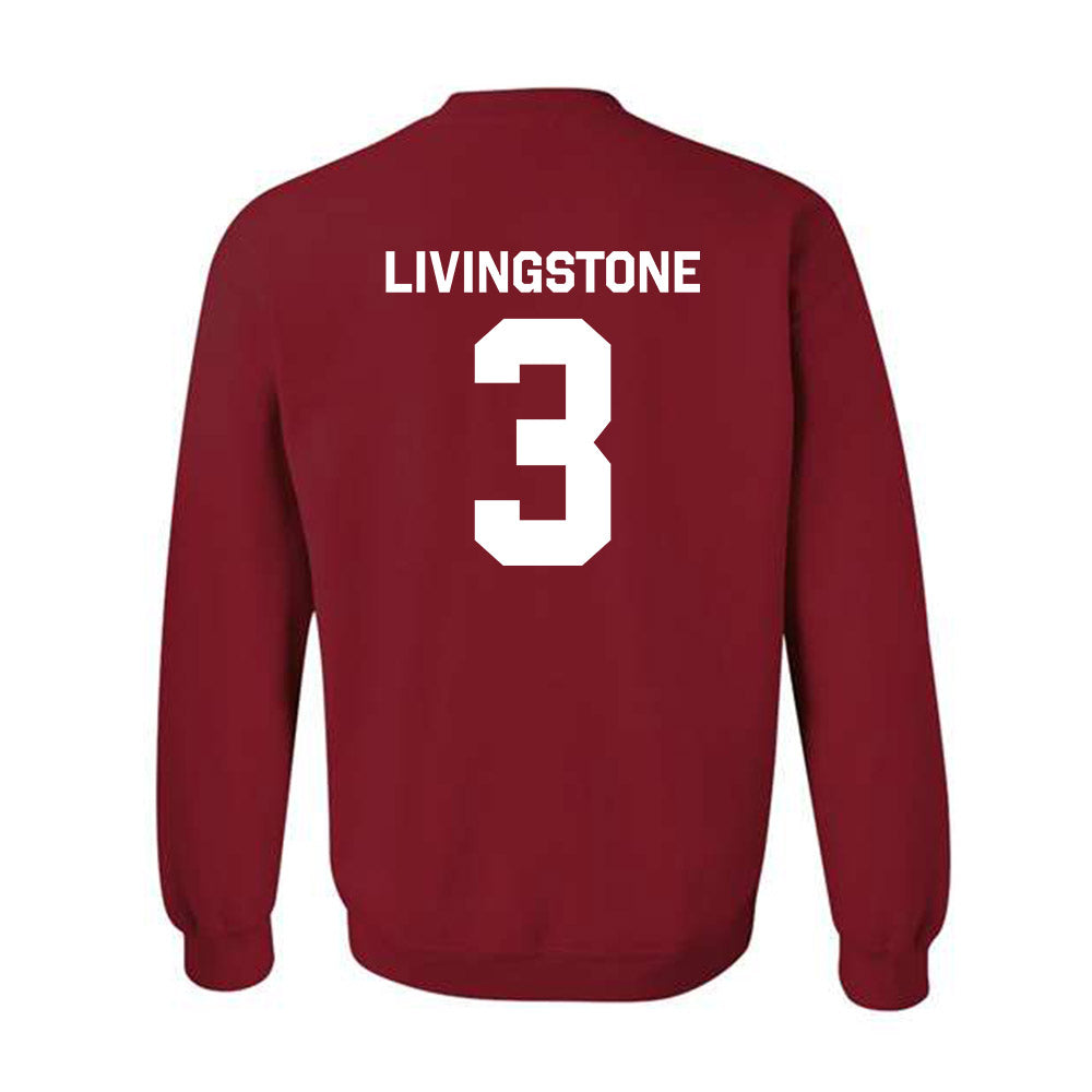 Oklahoma - NCAA Football : Parker Livingstone - Classic Shersey Crewneck Sweatshirt-1