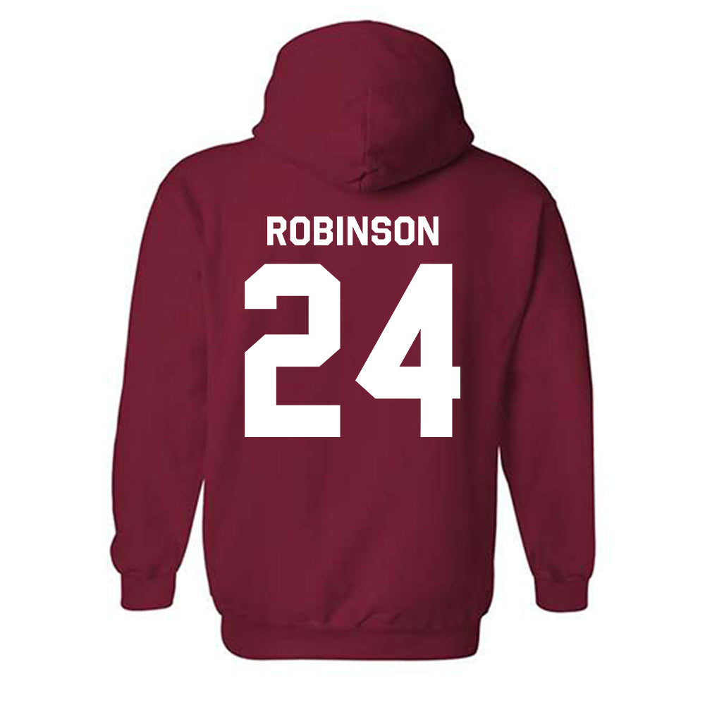 Oklahoma - NCAA Football : Xavier Robinson - Classic Shersey Hooded Sweatshirt-1