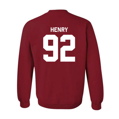 Oklahoma - NCAA Football : Jacob Henry - Classic Shersey Crewneck Sweatshirt-1