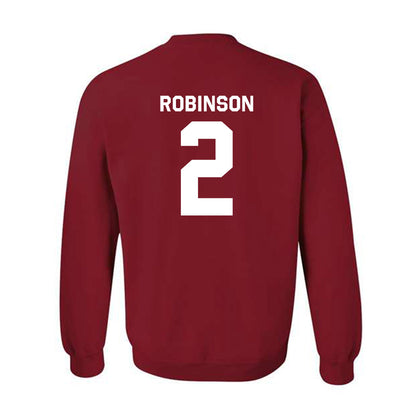 Oklahoma - NCAA Football : Omarion Robinson - Classic Shersey Crewneck Sweatshirt-1