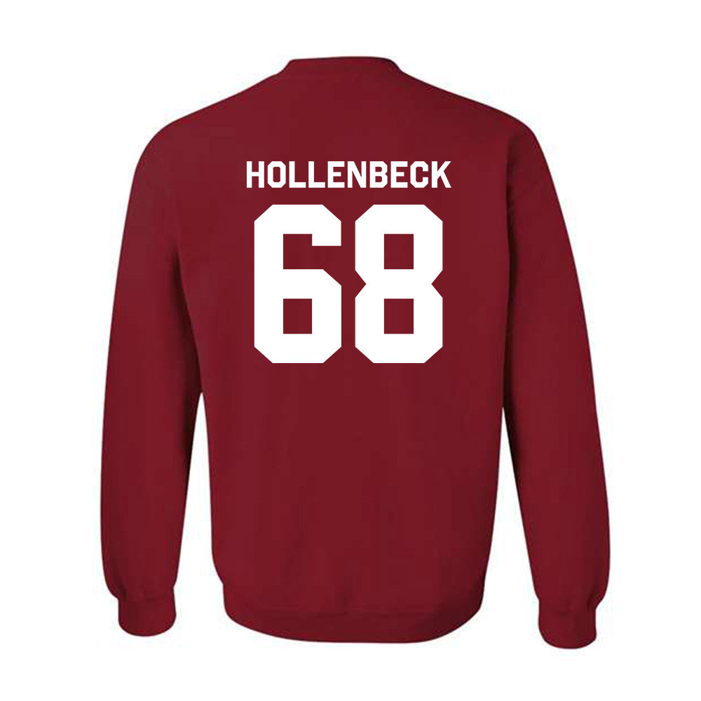 Oklahoma - NCAA Football : Owen Hollenbeck - Classic Shersey Crewneck Sweatshirt-1