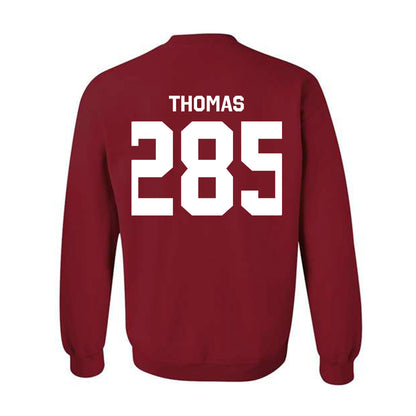 Oklahoma - NCAA Wrestling : Ricky Thomas - Classic Shersey Crewneck Sweatshirt-1