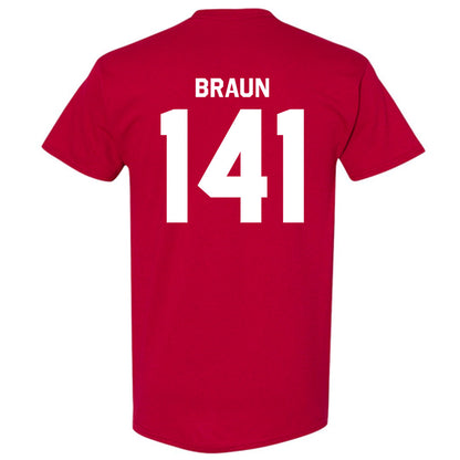 Oklahoma - NCAA Wrestling : Alex Braun - Classic Shersey T-Shirt-1