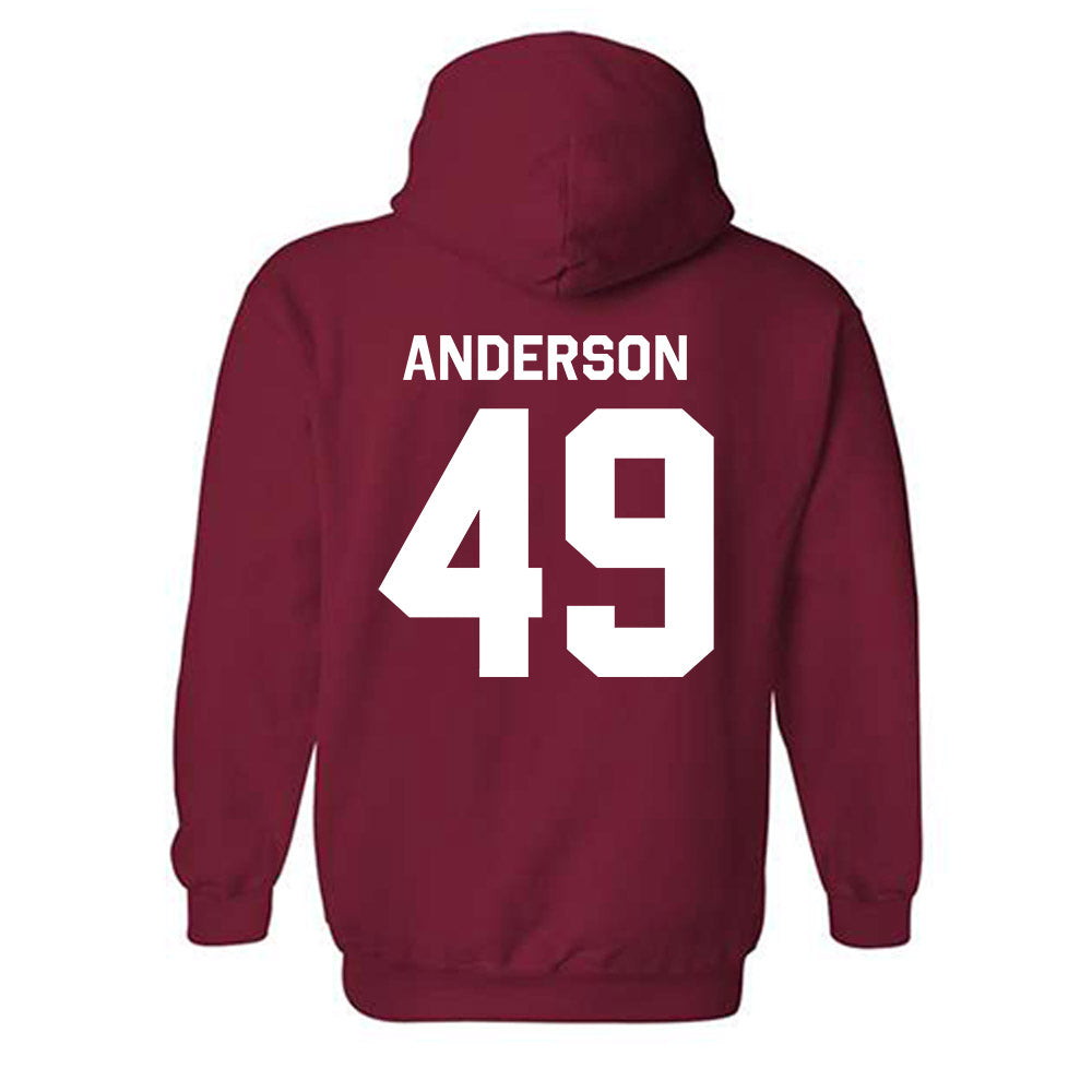 Oklahoma - NCAA Football : Ben Anderson - Classic Shersey Hooded Sweatshirt-1