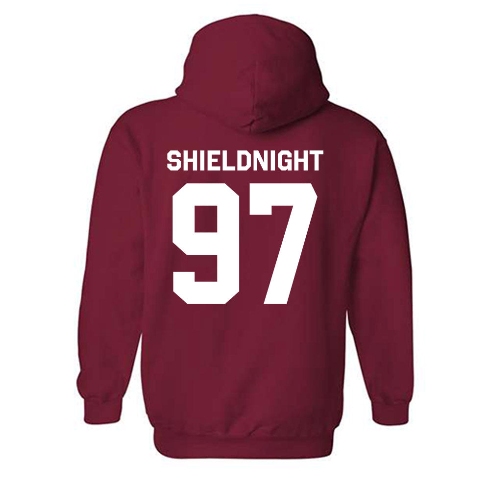Oklahoma - NCAA Football : Alex Shieldnight - Classic Shersey Hooded Sweatshirt-3