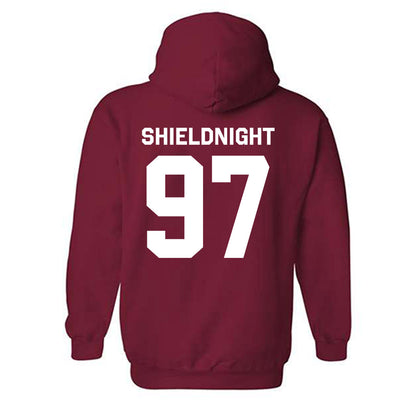 Oklahoma - NCAA Football : Alex Shieldnight - Classic Shersey Hooded Sweatshirt-3