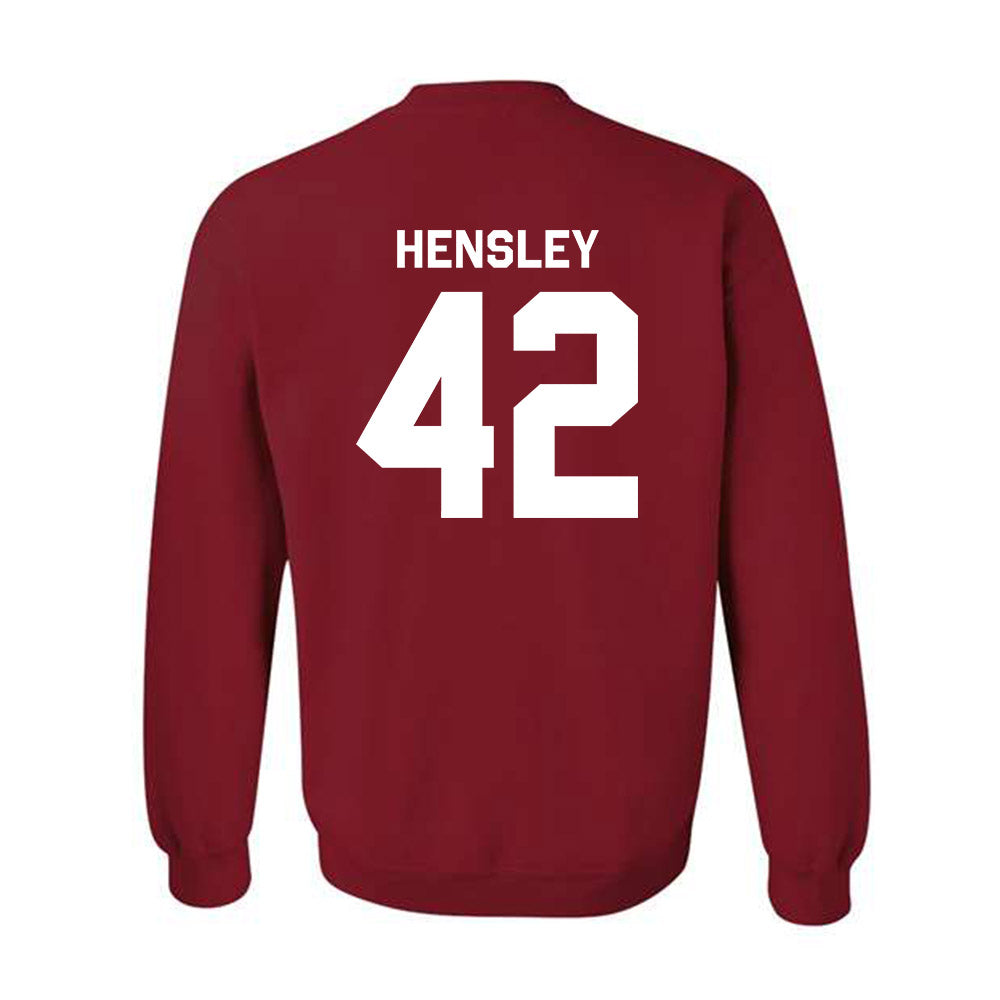 Oklahoma - NCAA Baseball : Reid Hensley - Classic Shersey Crewneck Sweatshirt-1