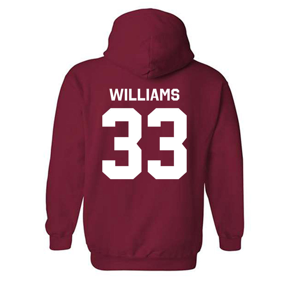 Oklahoma - NCAA Baseball : Isaac Williams - Classic Shersey Hooded Sweatshirt-1