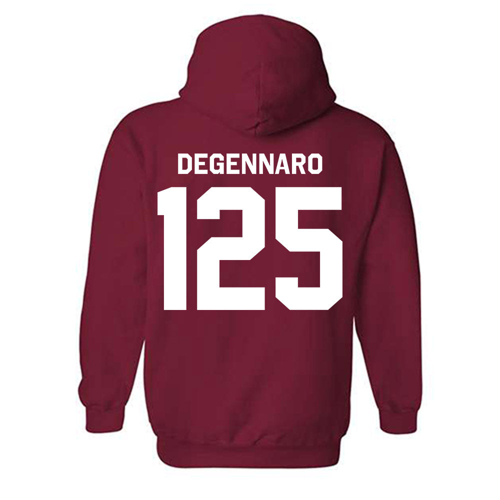 Oklahoma - NCAA Wrestling : Sebastian Degennaro - Classic Shersey Hooded Sweatshirt-1