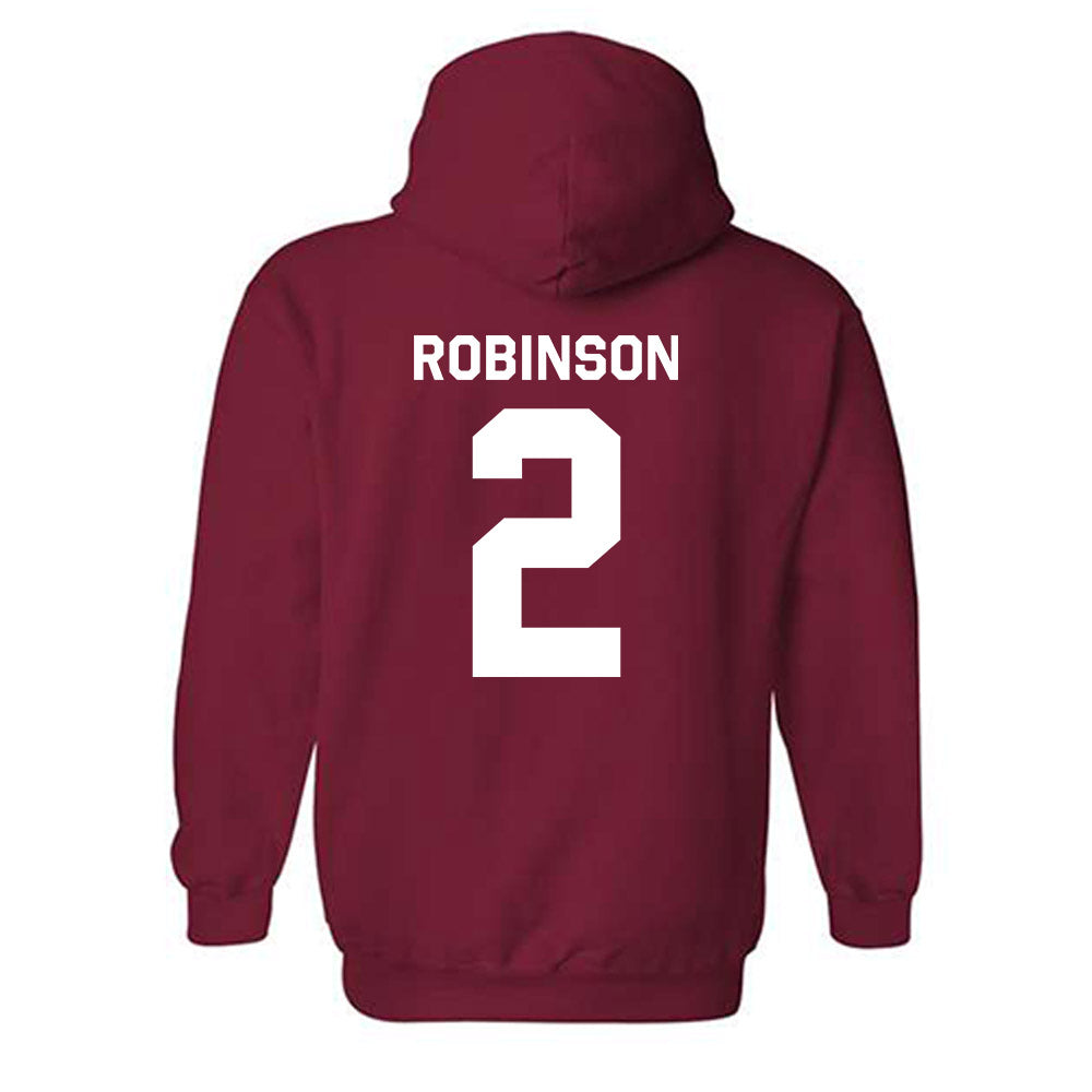Oklahoma - NCAA Football : Omarion Robinson - Classic Shersey Hooded Sweatshirt-1