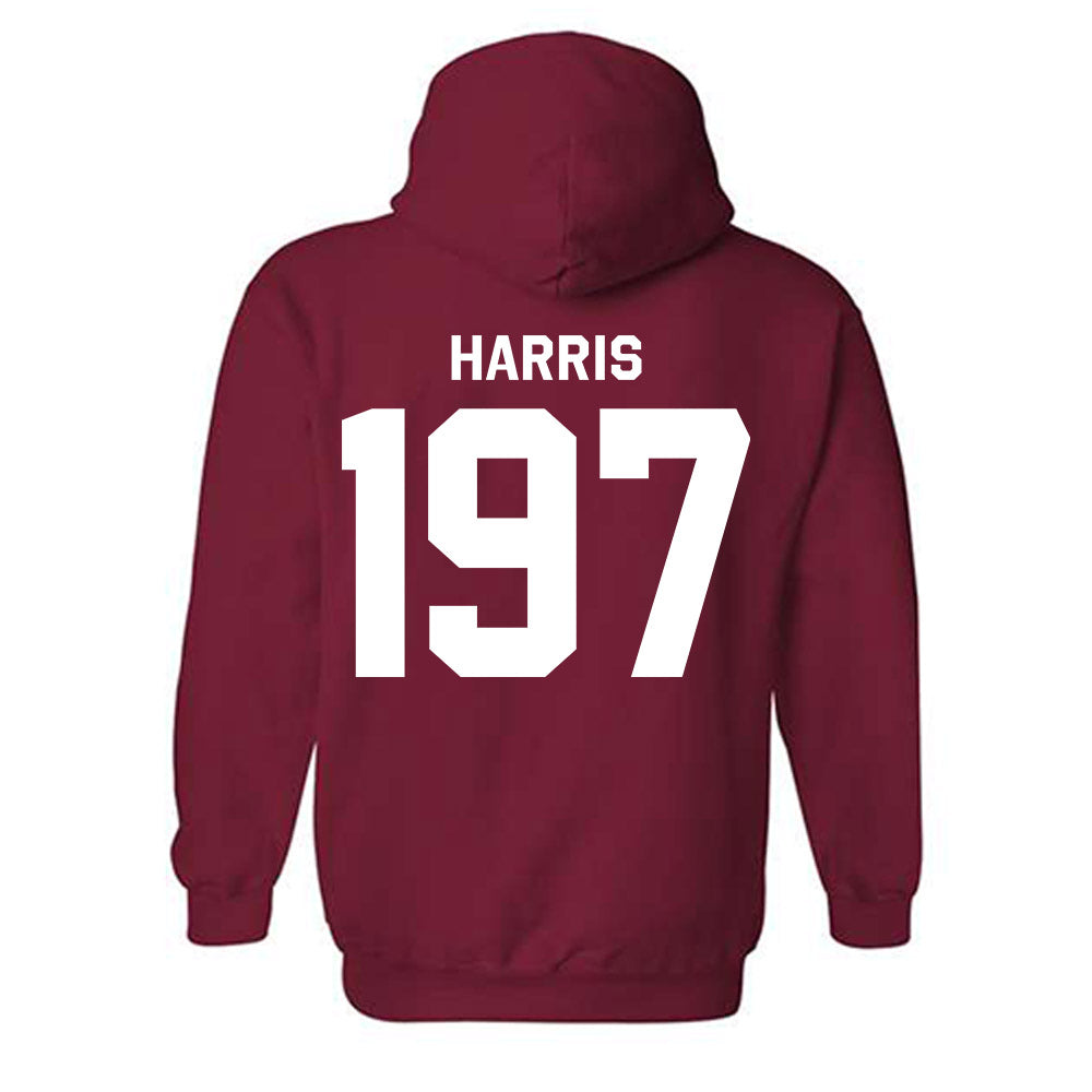 Oklahoma - NCAA Wrestling : Anthony Harris - Classic Shersey Hooded Sweatshirt-1