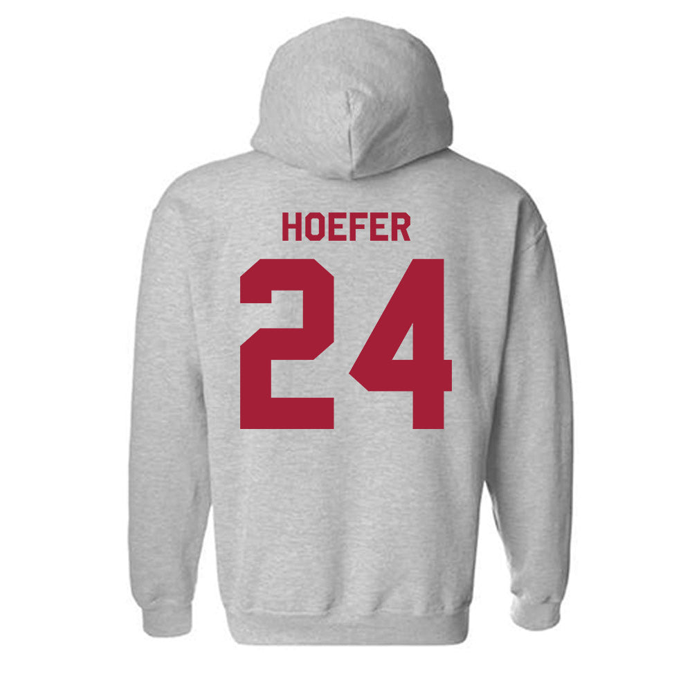 Oklahoma - NCAA Women's Soccer : Natalie Hoefer - Classic Shersey Hooded Sweatshirt-1