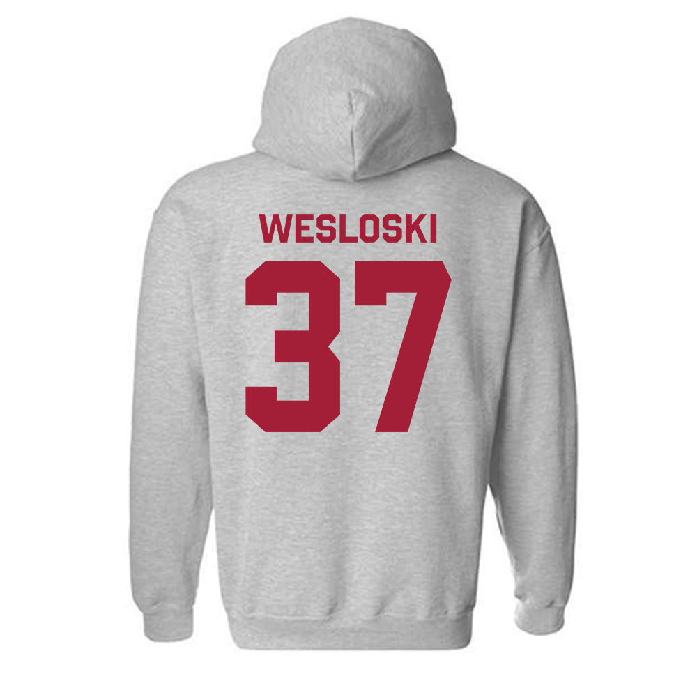 Oklahoma - NCAA Baseball : Nick Wesloski - Classic Shersey Hooded Sweatshirt-1