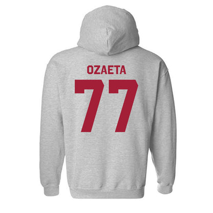 Oklahoma - NCAA Football : Heath Ozaeta - Classic Shersey Hooded Sweatshirt-1