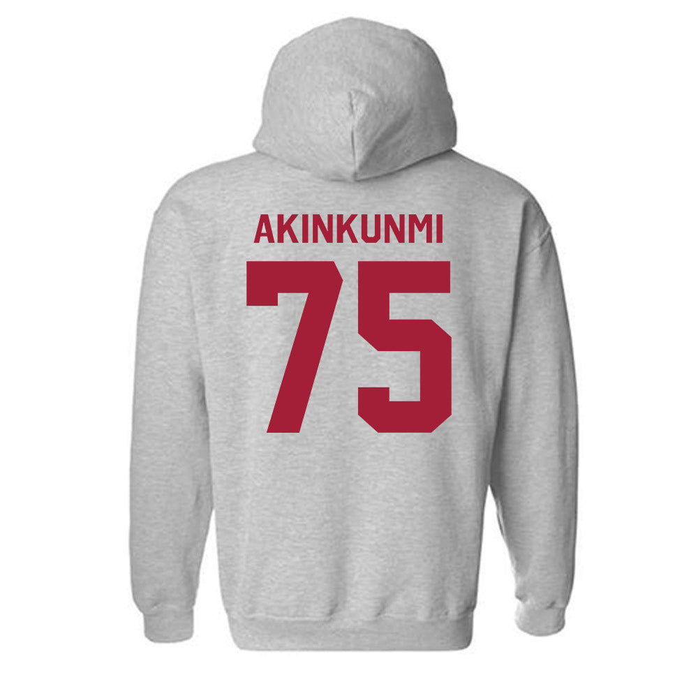Oklahoma - NCAA Football : Daniel Akinkunmi - Classic Shersey Hooded Sweatshirt-1