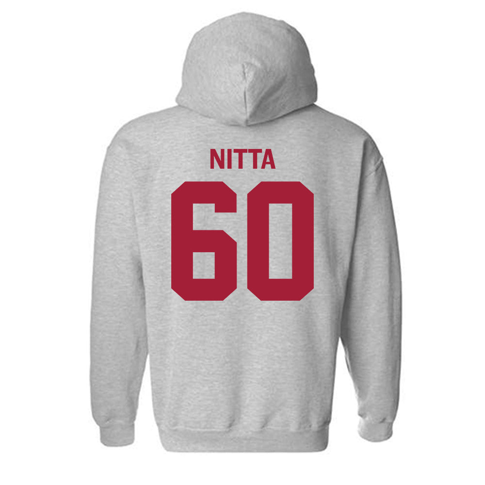 Oklahoma - NCAA Football : Caleb Nitta - Classic Shersey Hooded Sweatshirt-1
