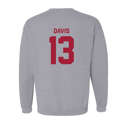 Oklahoma - NCAA Men's Basketball : Tae Davis - Classic Shersey Crewneck Sweatshirt-1