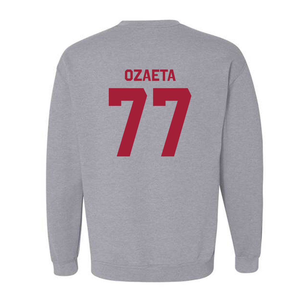 Oklahoma - NCAA Football : Heath Ozaeta - Classic Shersey Crewneck Sweatshirt-1